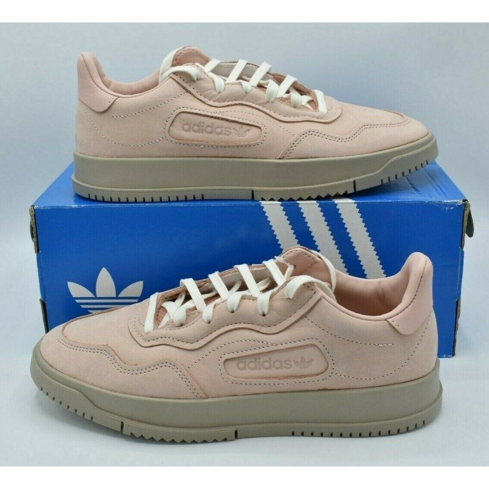 Adidas Authentic Originals Womens Size 8 SC Premiere Lace Up Pink Sneakers Shoes